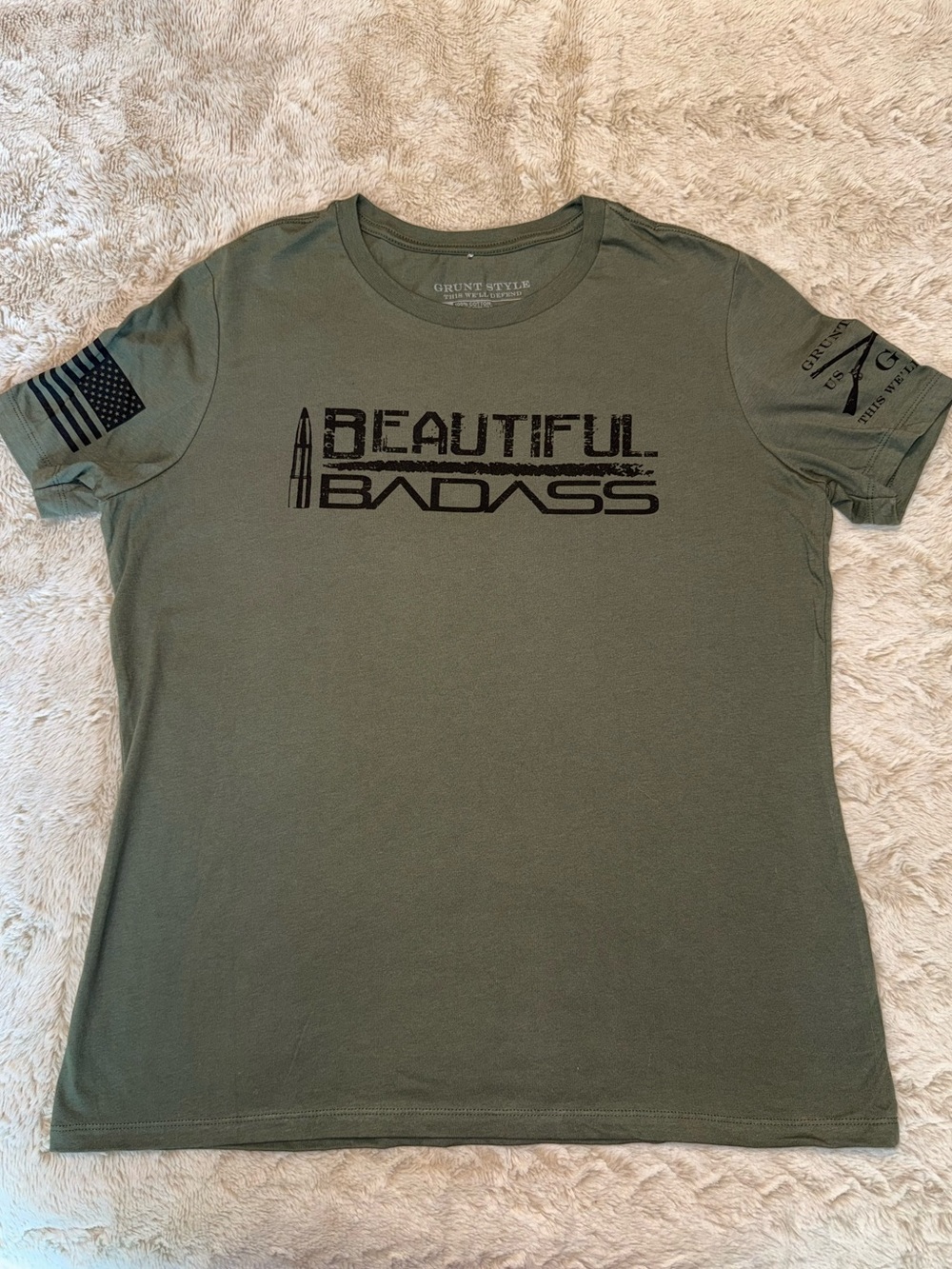 Grunt Style Women's 'Beautiful Badass' Tee